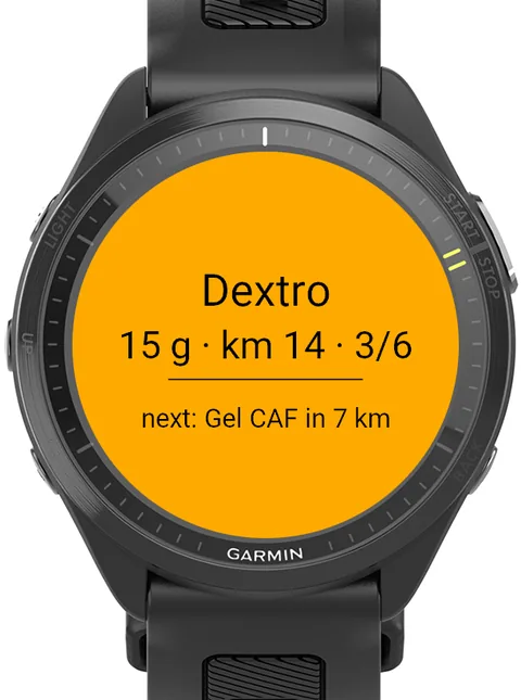Alert: Dextro, 15 g, km 14, 3 of 6